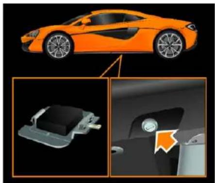 McLaren 600LT Spider (2019) - Déverrouillage et ouverture manuels - 3