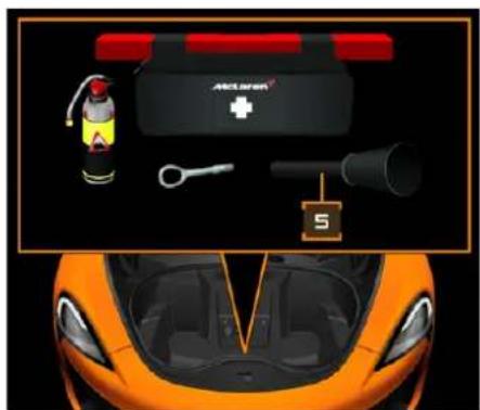 McLaren 600LT Spider (2019) - Équipement d'urgence - 5