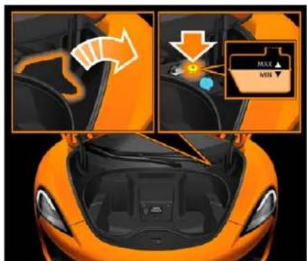 McLaren 600LT Spider (2019) - Contrôle du niveau de liquide - 1