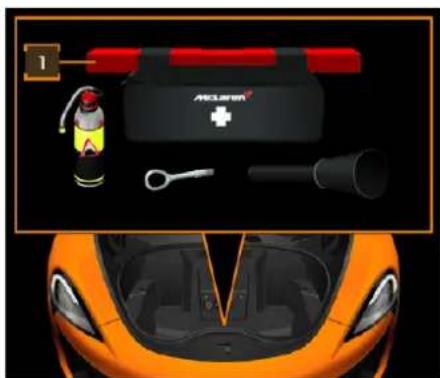 McLaren 600LT Spider (2019) - Équipement d'urgence - 1