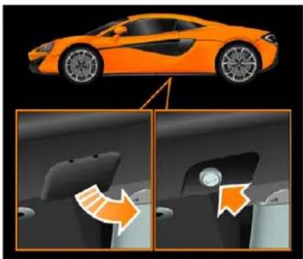 McLaren 600LT Spider (2019) - Déverrouillage et ouverture manuels - 1