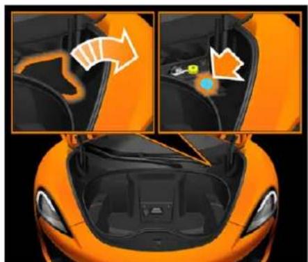 McLaren 600LT Spider (2019) - Contrôle du niveau de liquide - 1
