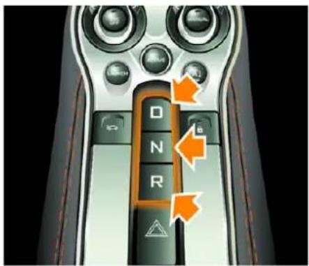 McLaren 600LT Spider (2019) - Positions de la boîte de vitesses - 1