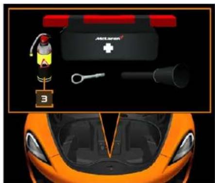 McLaren 600LT Spider (2019) - Équipement d'urgence - 1