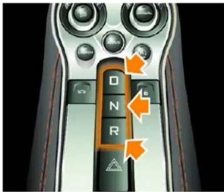 McLaren 600LT Spider (2019) - Positions de la boîte de vitesses SSG - 1