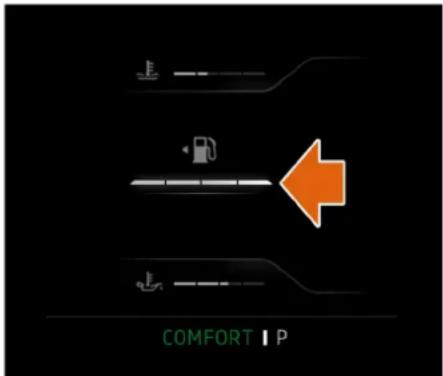 McLaren GT (2021) - 燃料残量および範囲 - 1