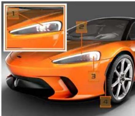 McLaren GT (2021) - ライト - 1