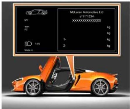 McLaren GT (2021) - 車両識別 - 2
