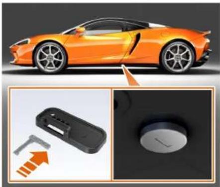 McLaren GT (2021) - マニュアルでロックを解除しドアを開ける - 1