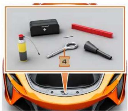 McLaren Artura (2023) - Maintenance de votre McLaren Équipement d'urgence - 1