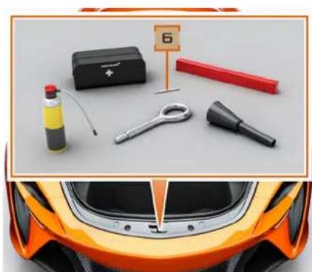 McLaren Artura (2023) - Maintenance de votre McLaren Équipement d'urgence - 1