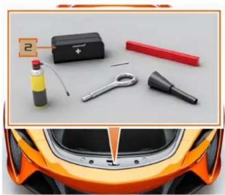 McLaren Artura (2023) - Maintenance de votre McLaren Équipement d'urgence - 2