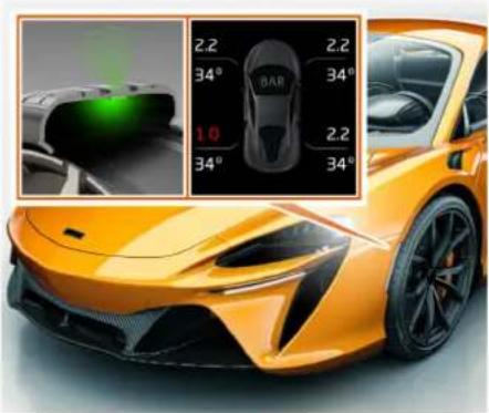 McLaren Artura (2023) - Système de contrôle de la pression des pneus (TPMS) - 1