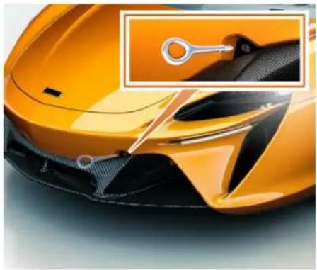 McLaren Artura (2023) - Anneau de remorquage et montage - 1
