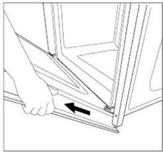 FRANKE FCO 86 H - Removing and refitting the door - 2