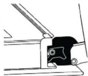INDESIT IB 25RE X - Removing the oven door - 6