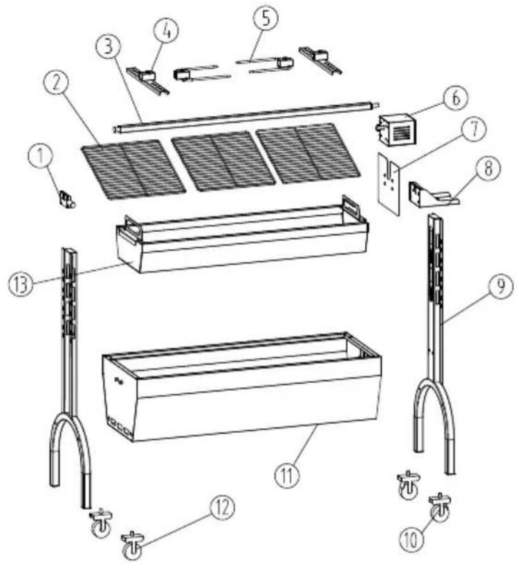 Vevor JY-MY-KYLCG-46-220 - PRODUCT COMPONENTS - 1
