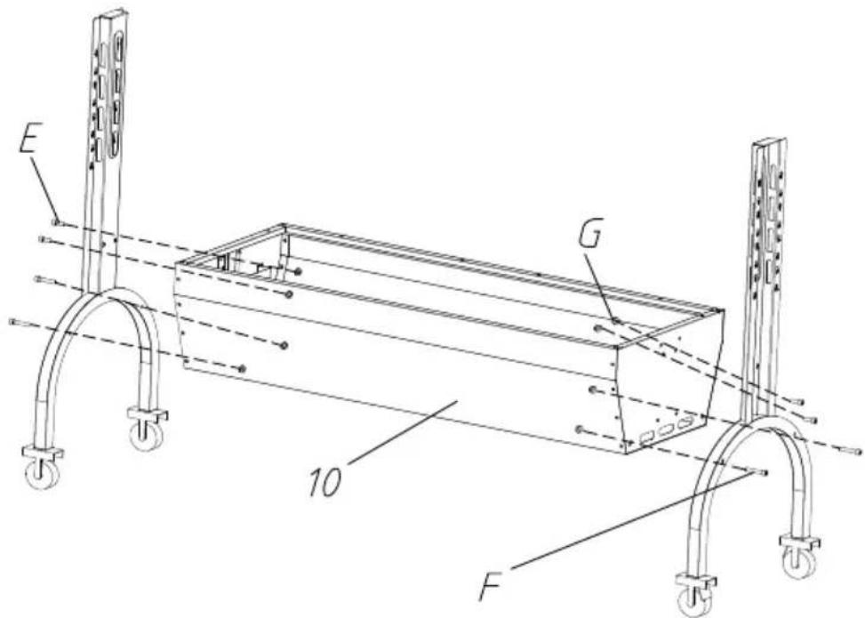 Vevor JY-MY-KYLCG-46-220 - SPIEß-ROTISSERIE-RÖSTER-GRILL - 1