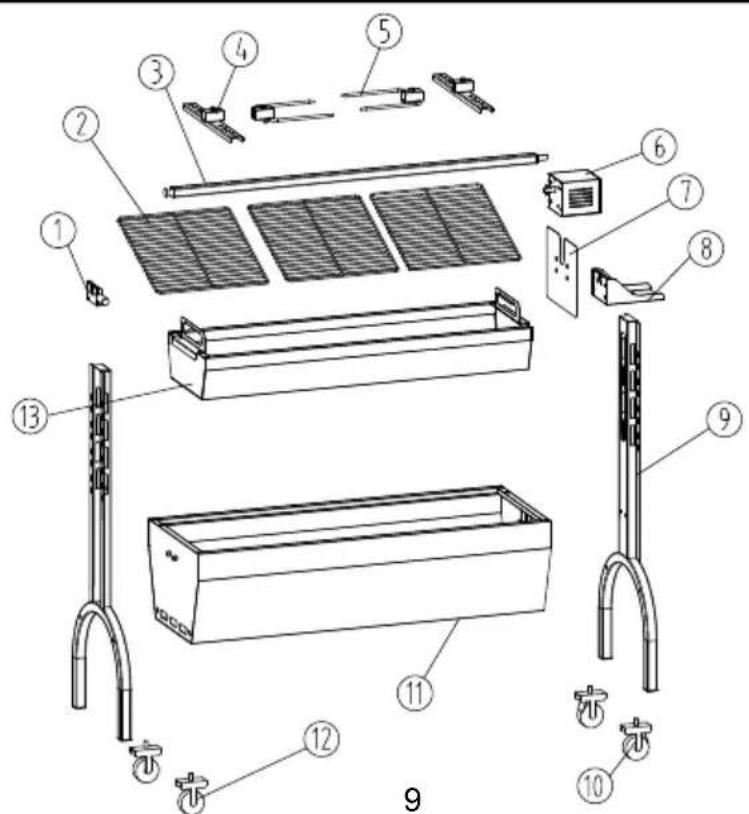 Vevor JY-MY-KYLCG-46-220 - PRODUCT COMPONENTS - 1