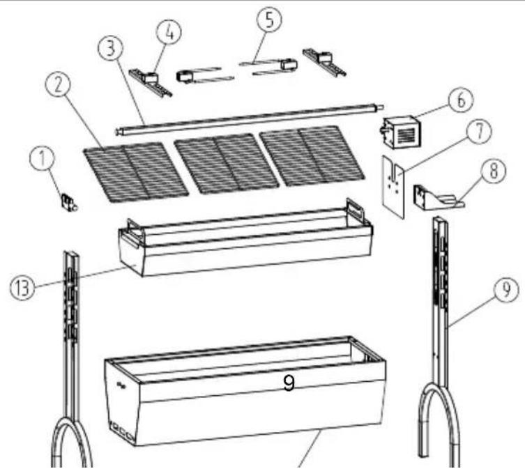 Vevor JY-MY-KYLCG-46-220 - PRODUCT COMPONENTS - 1