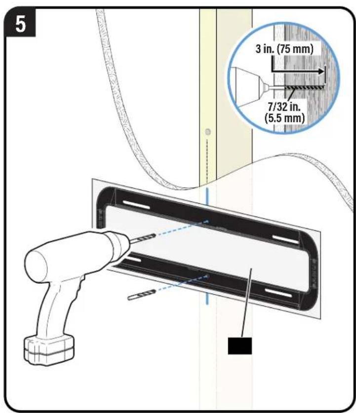 SANUS VMT5-B2 - Wood Stud Option (Single Stud Install) - 9