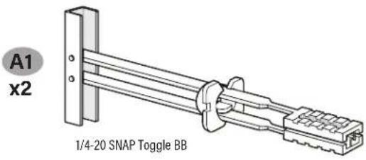 SANUS VMT5-B2 - Wood Stud Option (Single Stud Install) - 1