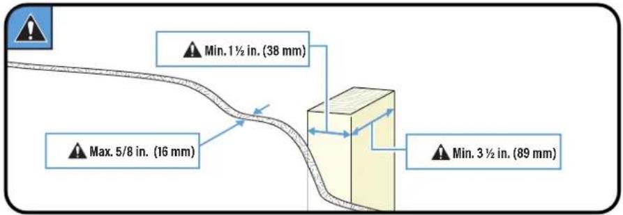 SANUS VMT5-B2 - Wood Stud Option (Single Stud Install) - 4
