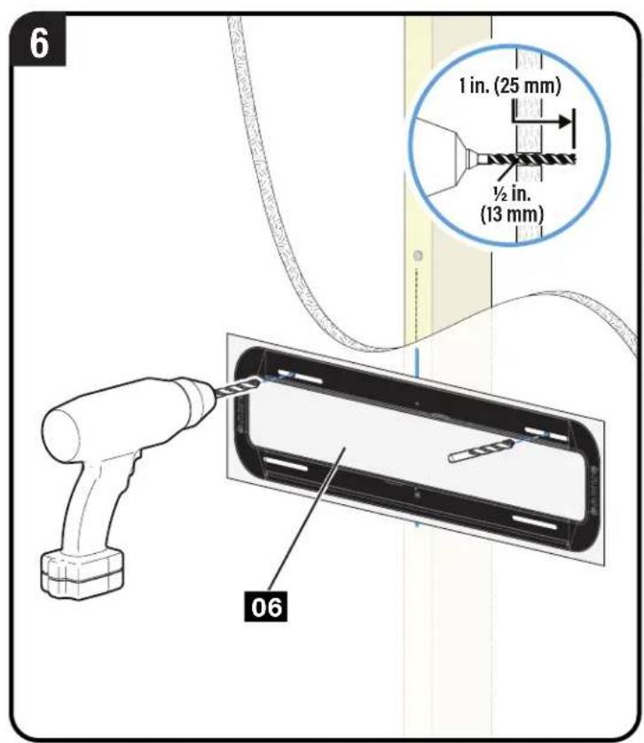 SANUS VMT5-B2 - Wood Stud Option (Single Stud Install) - 10