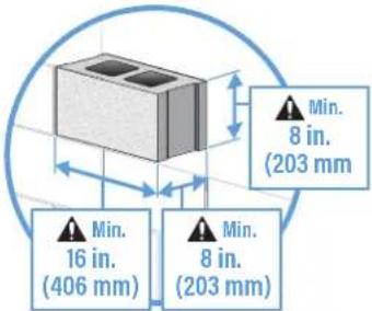SANUS VMT5-B2 - oncrete or Concrete Block Option - 2