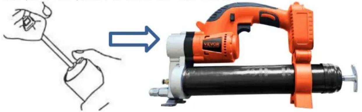 Vevor LD-8207 - Grease filling options: - 2