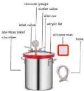 Vevor TW-1K - Installation of vacuum pump and chamber kit - 1