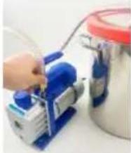 Vevor TW-1K - Installation of vacuum pump and chamber kit - 5