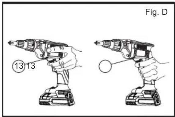 Vevor BR8504 - PROPER HAND POSITION (Fig. D) - 1