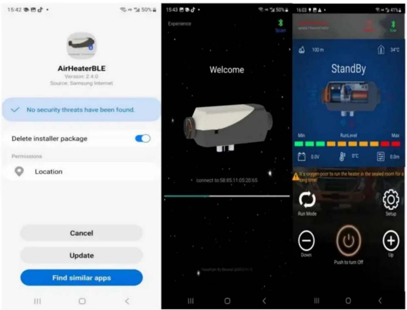 Vevor XMZ-D2 - Nachdem die Installation abgeschlossen und eine Bluetooth-Verbindung hergestellt ist, kann die App normal geöffnet werden. - 1