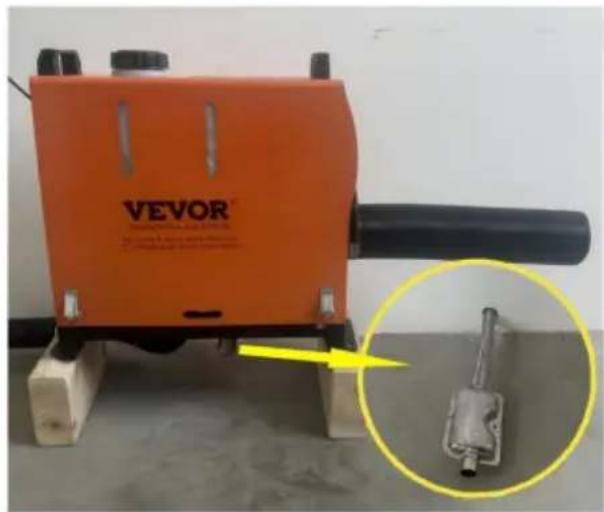 Vevor XMZ-D2 - ÿ Om du installerar värmaren i en byggnad: - 1