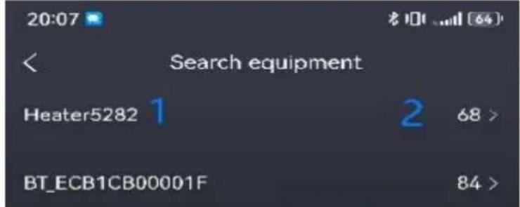 Vevor ZM8006 - Device connection via Bluetooth: - 1