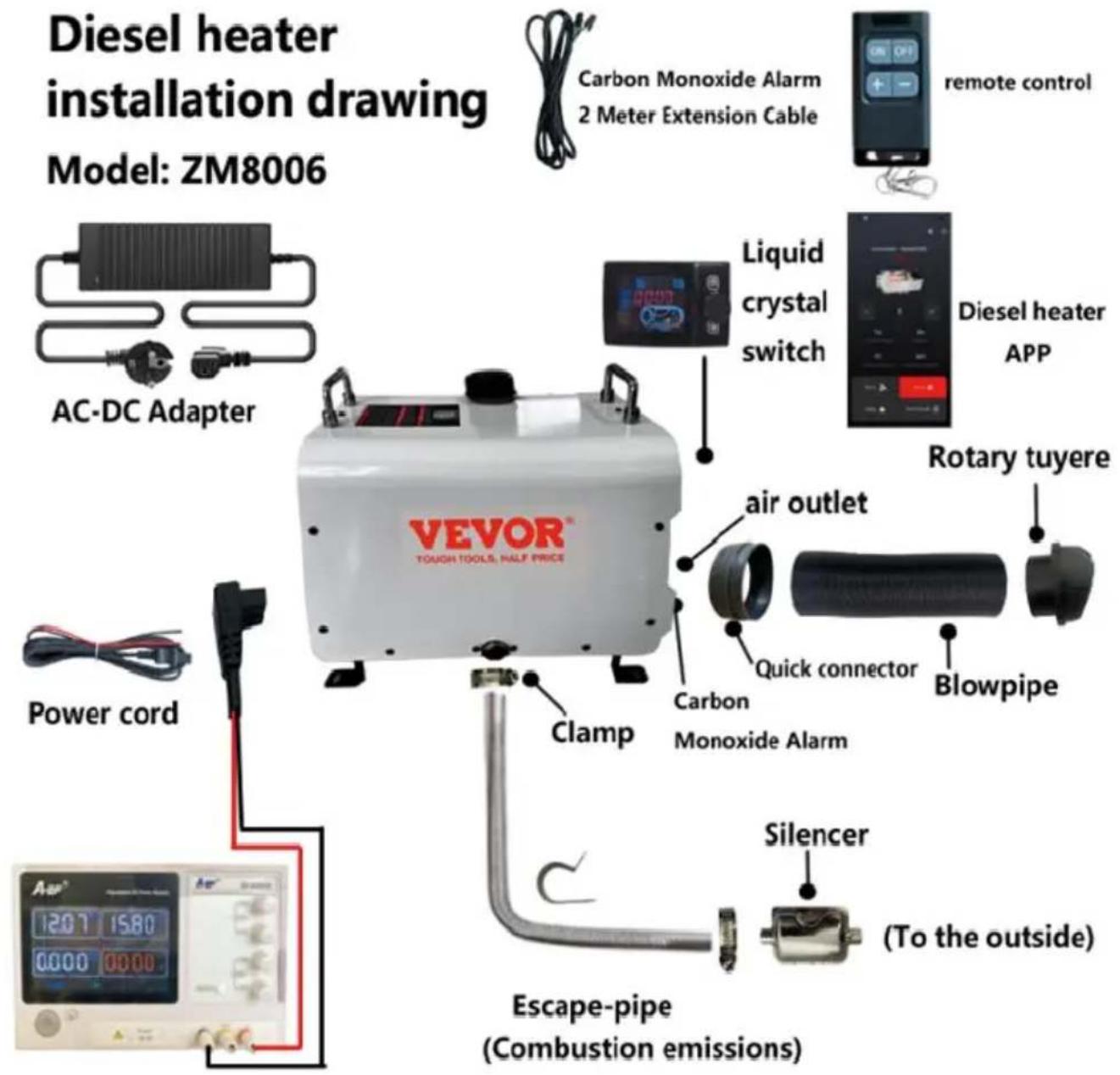 Vevor ZM8006 - ZM8006 - 1