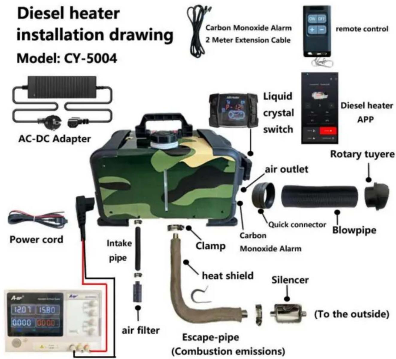Vevor CY5004 - CY-5004: - 1