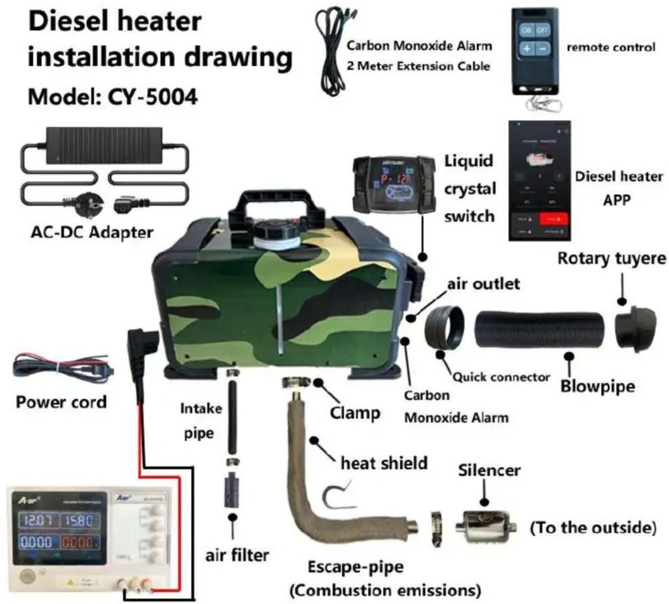 Vevor CY5004 - CY-5004: - 1