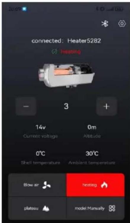 Vevor CY5004 - After successful linking, it will be displayed as shown in the following figure: - 2