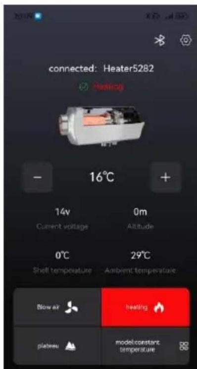 Vevor CY5004 - After successful linking, it will be displayed as shown in the following figure: - 3