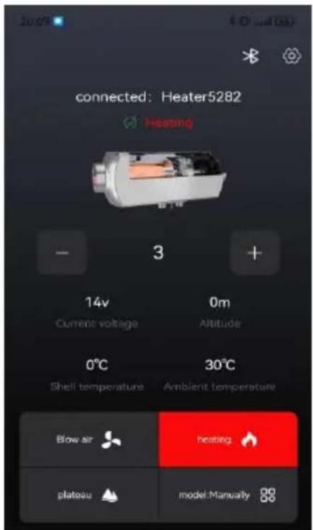 Vevor CY5002 - After successful linking, it will be displayed as shown in the following figure: - 2