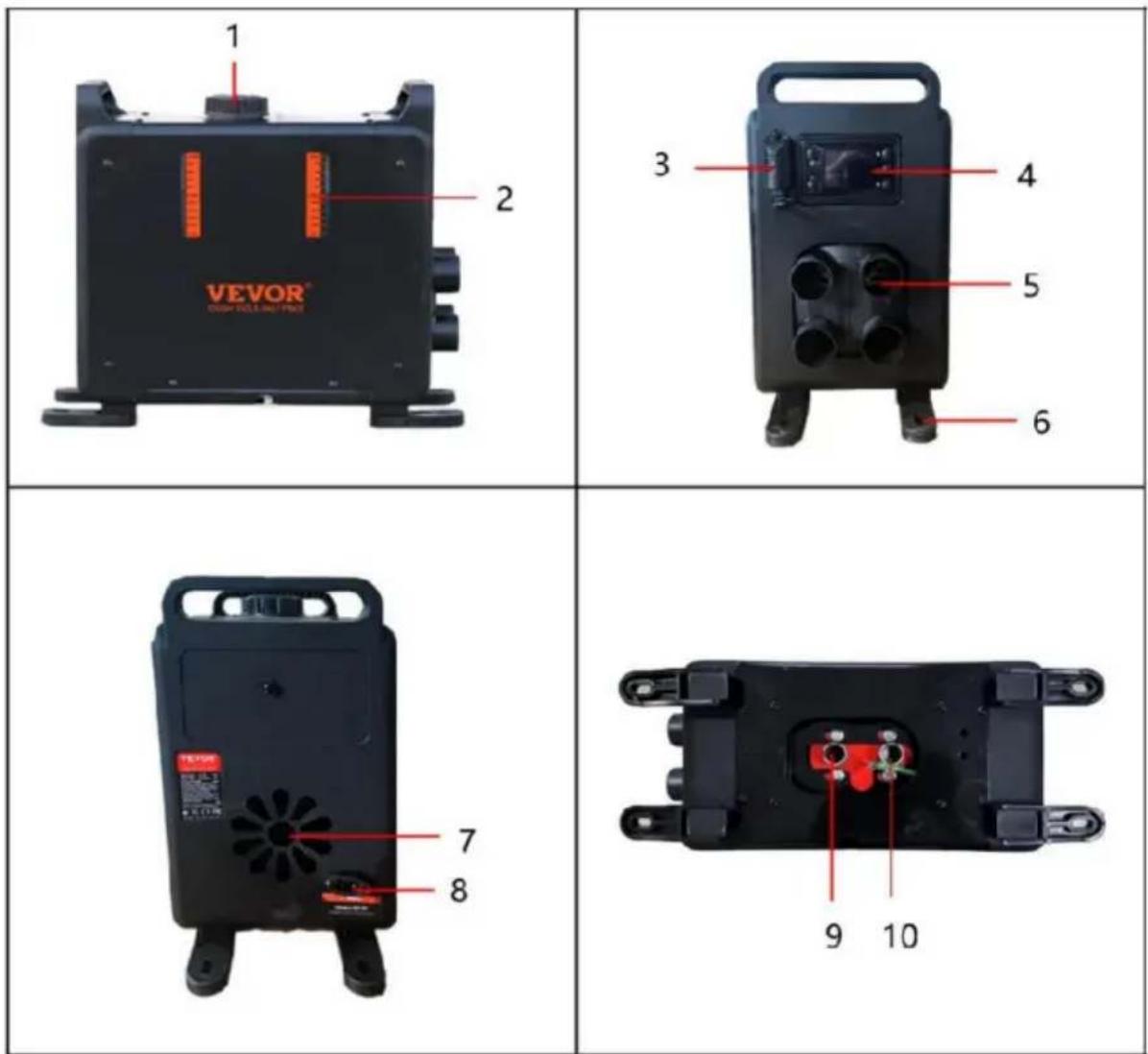 Vevor CY5002 - PRODUCTINFORMATIE - 1