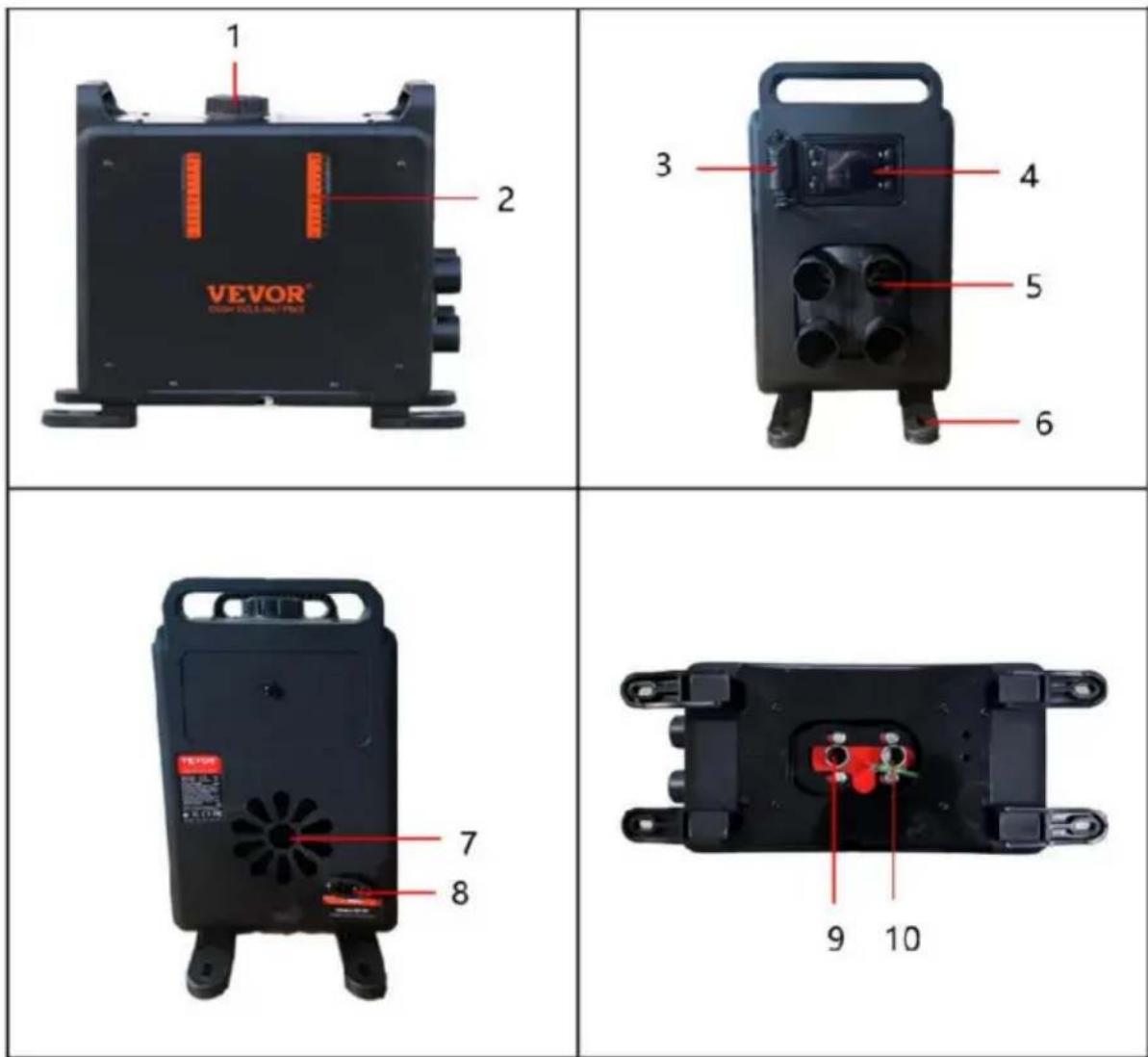 Vevor CY5002 - INFORMACJE O PRODUKCIE - 1