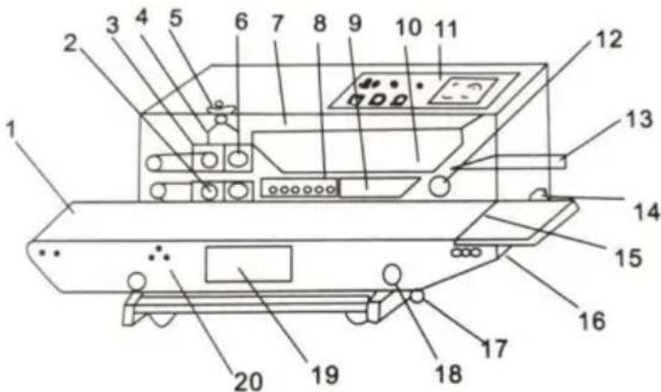 Vevor 900MWSJ - SCHEMA DELLA STRUTTURA - 1