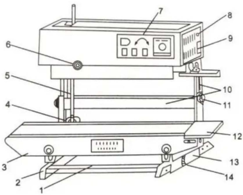 Vevor 900MWSJ - SCHEMA DELLA STRUTTURA - 2