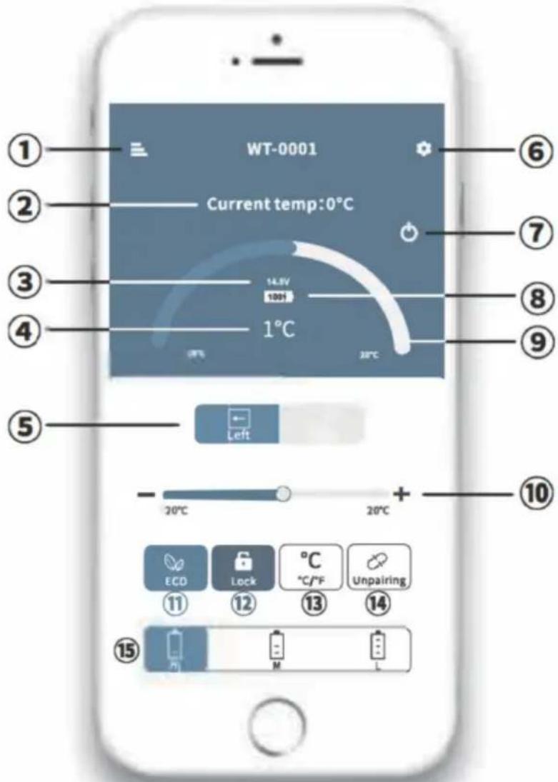 Vevor C15 - SMART CONTROL - FRIDGEAPP INSTRUCTIES Eerste stap: Schakel - 1