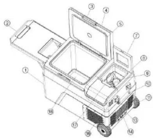 Vevor B35IM - Parts schematic - 1