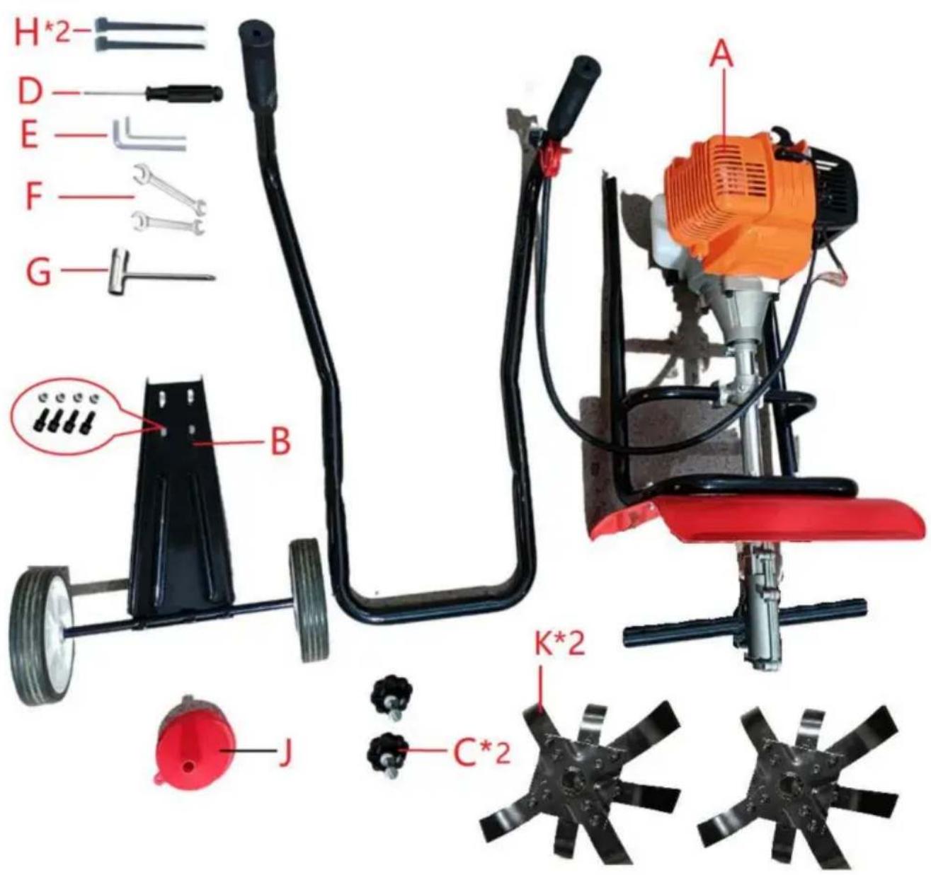 Vevor 139F - TEILELISTE - 1