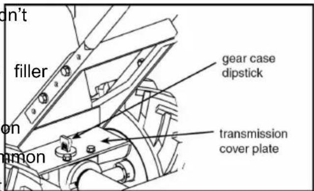 Vevor SRHX-50 - CHECK TILLER TRANSMISSION GREASE - 2